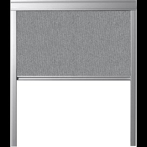 CONTRIO -Verduisterend Rolgordijn passend op VELUX DAKRAAM 114x140 - S08- *Grijs*