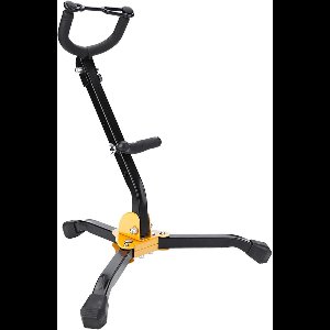 JHubers Goods - Saxofoonstandaard - Verstelbare altsaxofoonstandaard voor Alto en Tenor - Opvouwbaar en metalen statiefhouder - Accessoires voor muzikanten