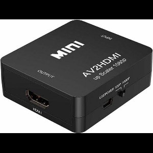 AV naar HDMI converter - TULP naar HDMI Adapter - Composiet RCA To HDMI Audio Video Kabel - zwart