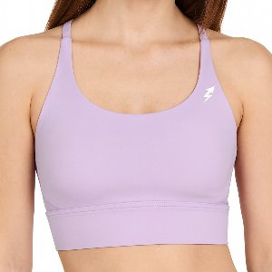 ELEVATE Bra Stevige Sport BH - met High Impact Ondersteuning - Comfortabel & Stijlvol - Gekruiste Rug - Schokbestendig - Push Up - met Uitneembare Pads - voor Hardlopen & Fitness - Orchid - Maat M