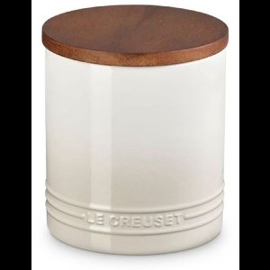 Le Creuset Signature Voorraadpot Met Houten Deksel 1,10 Liter Meringue