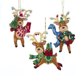 Kurt s adler - Ornament plastic rendier l10cm II