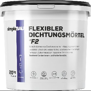 SimpleBau Flexibler Dichtungsmortel F2 20kg Hydro water-dichte mortel