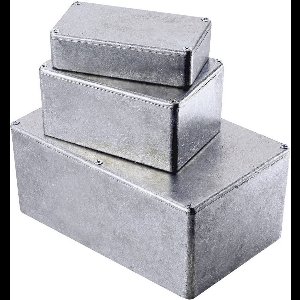 Hammond Electronics 1590Y Universele behuizing – 92 x 92 x 42 mm – Aluminium