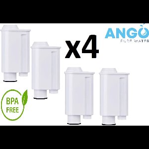 4 x ANGO waterfilter vervanging voor Saeco CA6702/00, CA6702/10, CA6702/48, RI9702/01 Brita Intenza+ Gaggia Phlips