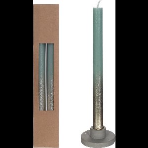 IDEAS 4 SEASONS DINERKAARS GOUD EUCALYPTUSGROEN