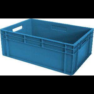Alpac Stapelbak - Opbergbak - 600 x 400 x 220 mm - 42L - Blauw