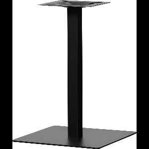 WOOOD Bistro Vierkante Buisvoet - Metaal - Zwart - 72x50x50