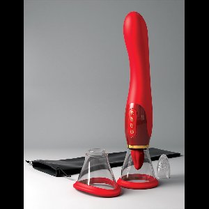 Fantasy For Her Ultimate Pleasure 24K Gold Luxury Edition - Red - Luxury Vibrators -