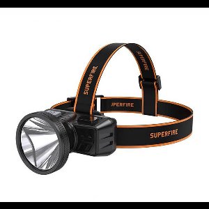 Superfire 160Lm Nachtwandelhoofdlamp Met Usb En Waterdicht