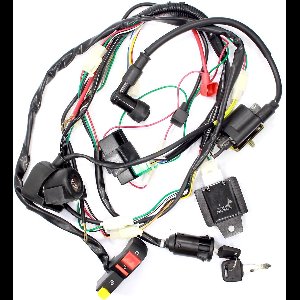 Kabelset 125cc Chinese Dirtbike/Quad Model HB Horizontale Motor 139FMB, 147FMD, 152FMH, 154FMI Merk BPC Parts