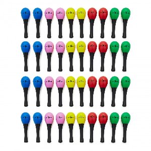 Premier NXT GEN Mini Plastic Maracas met Emmer, 20 paar