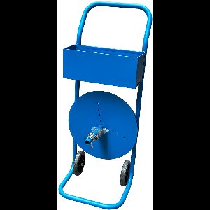 Kortpack - Metalen Verrijdbare Haspel voor Polyesterband van 13mm, 16mm en 19mm breed - Geschikt voor kerndiameters: 76mm, 150mm, 200mm en 280mm - Zware Kwaliteit - (035.0520)