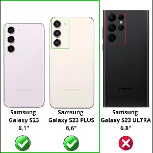 Camera Protector voor Samsung Galaxy S23 / S23 Plus - 2 stuks van glas Transparante glazen