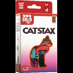999 Games - Cat Stax - Breinbreker - Puzzelstukjes in de vorm van katten - Stimuleert het ruimtelijk inzicht - Educatief spel - Dierenpuzzel - Solo spel - Klein cadeautje