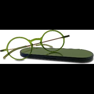 Read Eyewear CHAP33J Leesbril +2.50 - Forest green - Rond montuur - Incl. aluminium hardcase