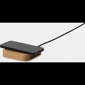 Oakywood OakyBlocks Charging Pad - Massief Eikenhout - Draadloze OPlader voor Modulaire Bureau Organiser