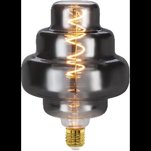 EGLO LED Lamp - E27 - Ø 15 cm - Rookglas - 2000K - Dimbaar