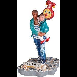 Efteling - Efteling-bezoekers: Met Jokie-ballon - l4xw5xh7cm - Woonaccessoires en seizoensgebondendecoratie