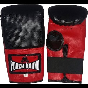 Punch Round Bokszak Training Handschoenen Bag Gloves Carbon - M