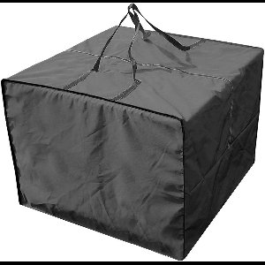 Ynkkvre - Kussentas buitenstoelen - Outdoor Covers - Opberghoes voor tuinkussens - Waterdichte 210D Oxford stof 3000mm - Groot formaat 81x81x61cm - Eenvoudig opvouwbaar voor opslag - Beschermt tegen vocht en stof