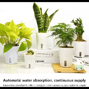 Candala bloempot irrigatiesysteem 10 Kunststof – zelfgietende kweekpot rond plantenpot binnen balkon