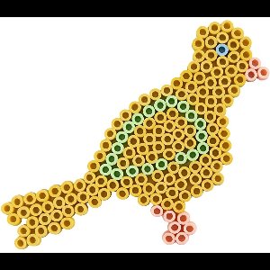 Nabbi BioBeads Onderplaat 6x13 cm Vogel