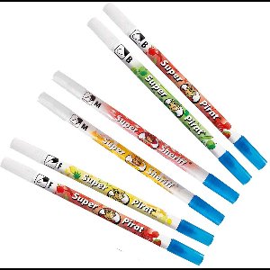 Set van 6 Inktwissers voor Vulpen en Rollerpen | Blauwe Inkt Verwijderen