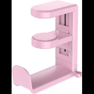 longziming -Bureaublad Hoofdtelefoonhouder met Klem – 360° Draaibare Headset Stand zonder Boren – Clip-on Haak voor Koptelefoon & Accessoires – Ruimtebesparende Ophanghouder voor Bureau en Thuis