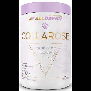 Alldeynn | Collarose | Rund collageen | Mango passionfruit | 300gr 50 servings | Hyaluronzuur | Biotin | Vrouwen | Supplement