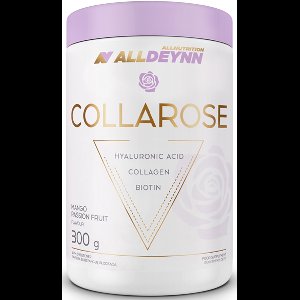 Alldeynn | Collarose | Rund collageen | Raspberry wild strawberry | 300gr 50 servings | Hyaluronzuur | Biotin | Vrouwen | Supplement