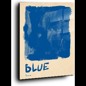 Sky blue - Meerdere kleuren - Canvas 30 x 40 cm Ei