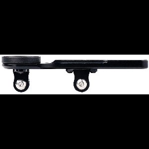 Akro Universele Fietsstuurhouder Met Geïntegreerde Drievoudige Barlepel Zilver