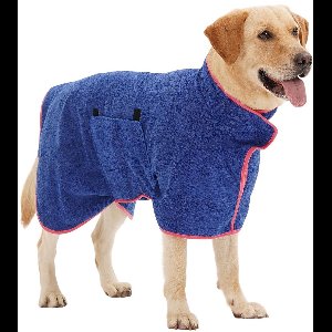 Stunq® Superzachte Microvezel Hondenbadjas - Ultieme Absorptie en Snelle Droging voor Huisdieren