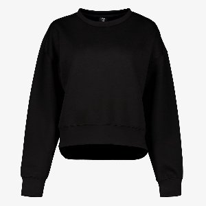 Osaga cropped dames sport sweater zwart - Maat L
