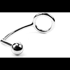 RVS Cockring met Anaalplug Ø 40 mm