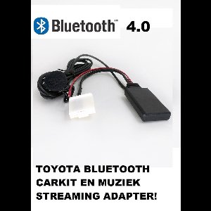 Passend Voor Matrix Corolla Landcruiser Camry Bluetooth carkit en muziek streaming adapter aux module Dongle Mp3 AD2P