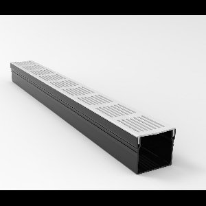 Black Beauty Perfect Drain 100/100 alu designrooster 100 cm