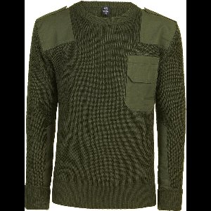 Mannen - Heren - Modern - Casual - Streetwear - Military - Marine - Navy - Casual - Streetwear - Naval Sweater olive