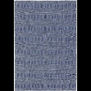 Easy Living - Sloan-Blue Vloerkleed - 200x300  - Rechthoek - Laagpolig Tapijt - Modern - Blauw, Wit