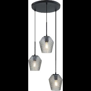 Olucia - Moderne hanglamp transparant, Nanko - Vorm: Overig