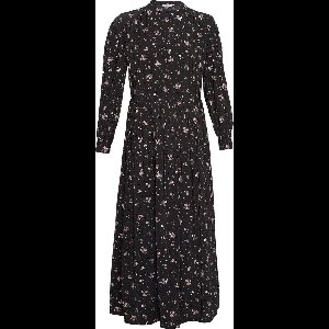 16397 Alberte LS Maxi Dress AOP