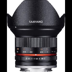 Samyang 12mm - F2.0 Ncs Cs - Prime lens - Geschikt voor Canon Systeemcamera - Zwart