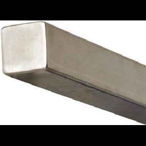 RVS Trapleuning  Vierkant 100 cm zonder houders