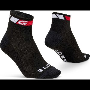 GripGrab - Classic Low Cut Zomer Fietssokken 1 Paar Korte Coolmax Sokken - Zwart - Unisex - Maat M (41-44)