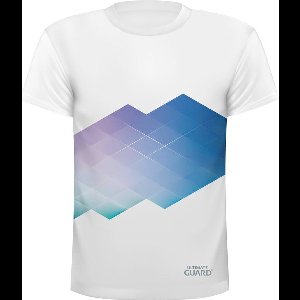 Ultimate Guard Heren Tshirt -S- Gradient Wit