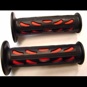 handvat set zwart / rood - druppel