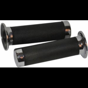 handvat set dmp chroom / zwart retro look