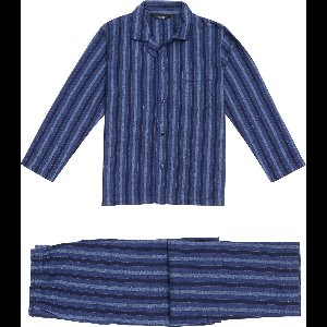 Ambassador 1867 Flanellen Herenpyjama Bio Katoen Copenhagen Blues XXL