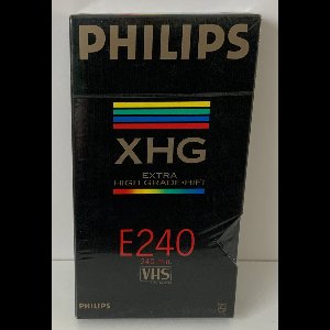 VHS video cassette Philips XHG E240 (4 hours) (per stuk)
